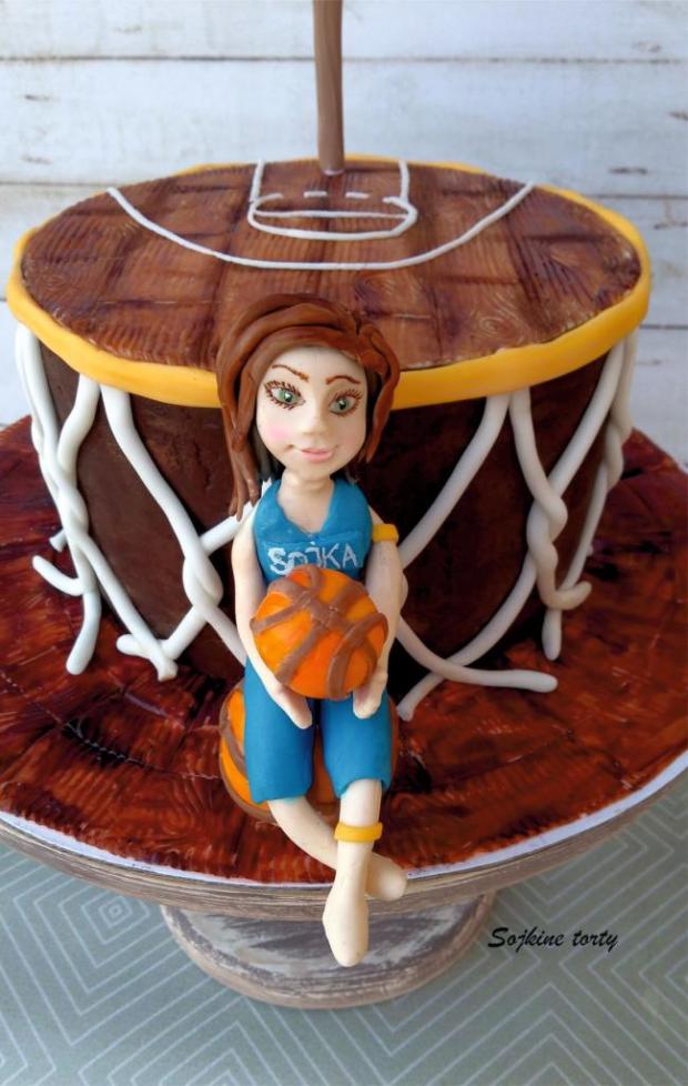 Basketbalová :), torta, Športové torty, S. Sojka, 3