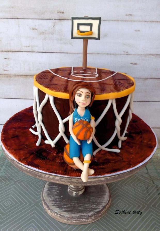 Basketbalová :), torta, Športové torty, S. Sojka, 1