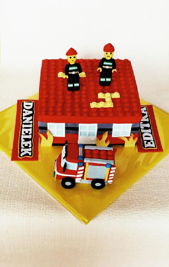 Lego pro dva sourozence, torta, Ostané torty pre deti, Jitapa, 1