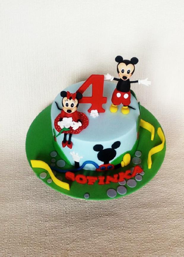 Mickey a Minnie, torta, Rozprávkové torty, Jitapa, 1