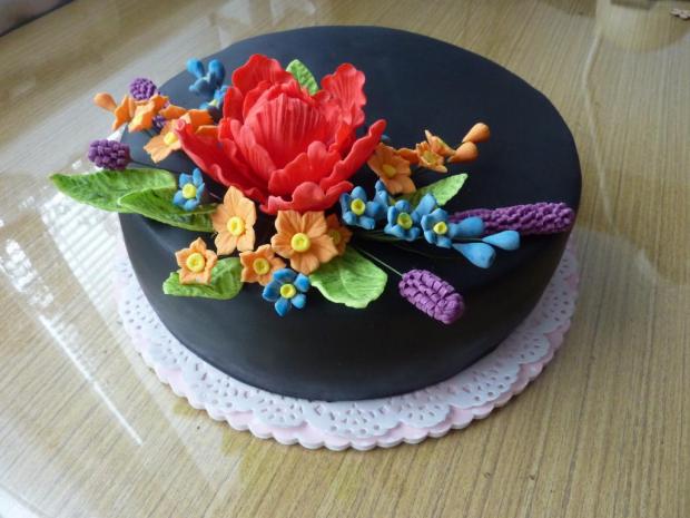 Trošku obhorený poťah, torta, Narodeninové torty, Fox kejks, 1