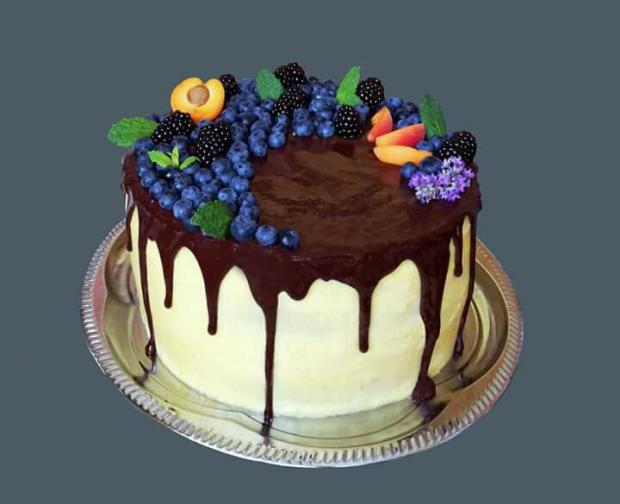 Ovocná, torta, Drip torty, kopcekjamka, 1