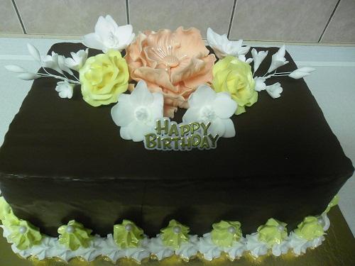 čokoládová k narodeninám, torta, Čokoládové torty, Ivka29, 1