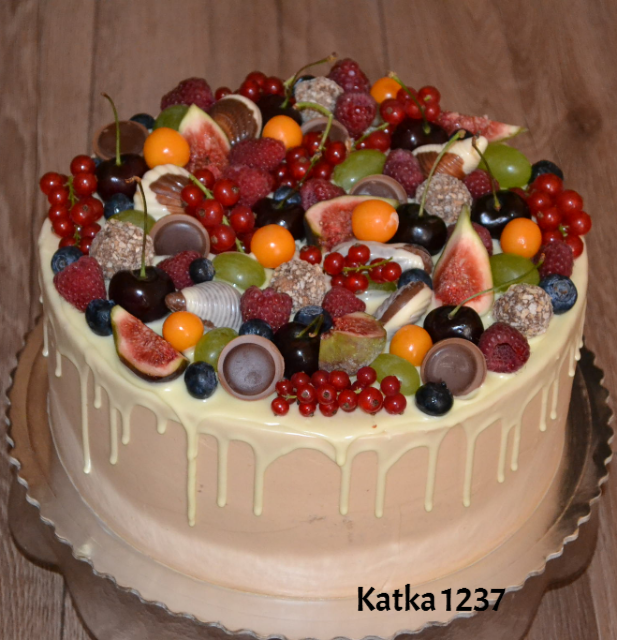 čokoládovo-ovocná, torta, Čokoládové torty, katka1237, 1