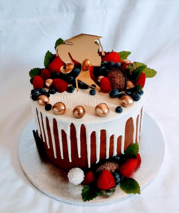 Drip torta na promócie, torta, Drip torty, mlssna alena, 2