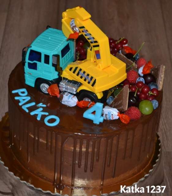 s autíčkom, torta, Torty autíčka, vláčiky, katka1237, 1