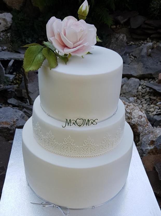 Svadobna torticka, torta, Svadobné torty, Jana Rybárová, 1