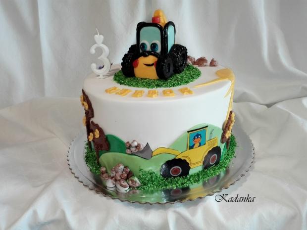 Pre malého bágristu..., torta, Torty autíčka, vláčiky, Kadanka, 1