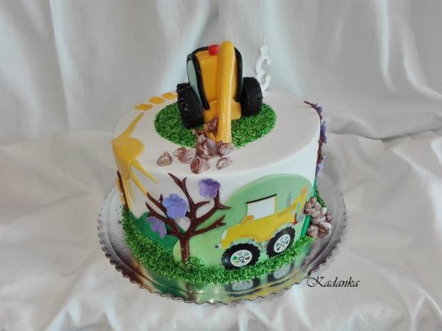 Pre malého bágristu..., torta, Torty autíčka, vláčiky, Kadanka, 4