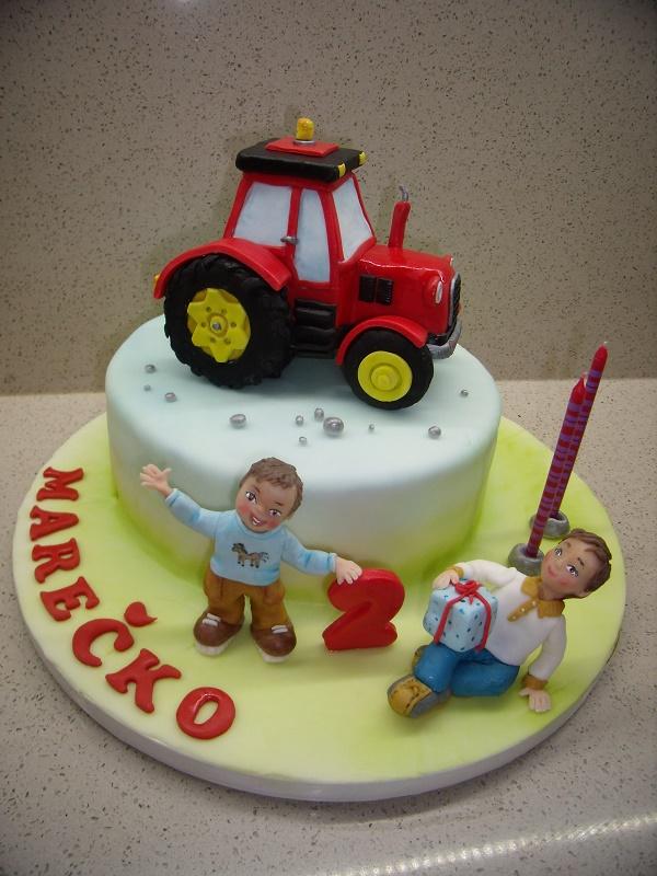 traktor pre Marečka, torta, Torty autíčka, vláčiky traktor pre Marečka, torta, Torty autíčka, vláčiky, mariaJ, 1
