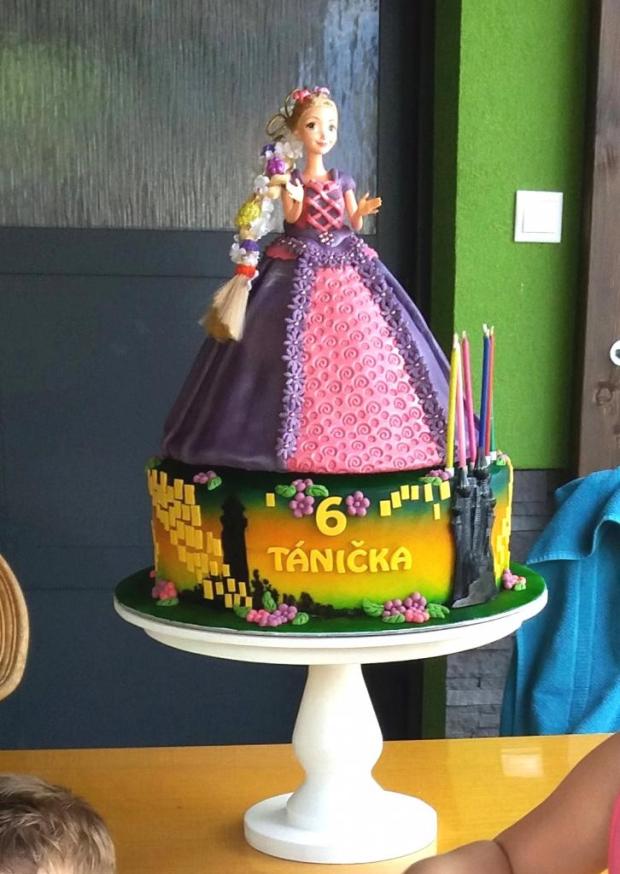 Na vlásku pre Táničku, torta, Torty pre dievčatá, adelka22, 1