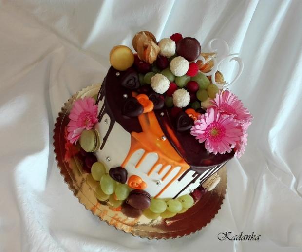 Drip tortička ...., torta, Drip torty, Kadanka, 2