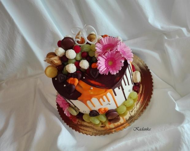 Drip tortička ...., torta, Drip torty, Kadanka, 3
