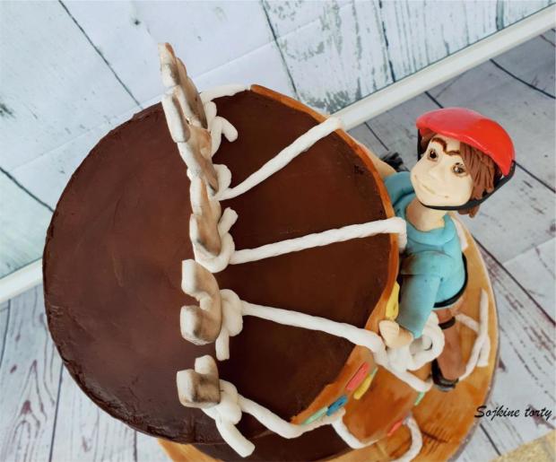 Lezecká stena, torta, Narodeninové torty, S. Sojka, 2