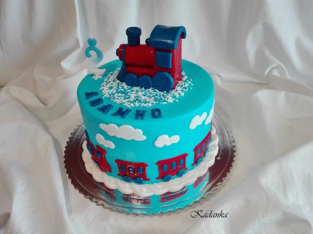 Vláčik, torta, Torty autíčka, vláčiky, Kadanka, 2