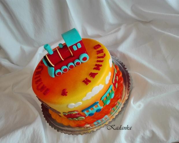 Vláčik, torta, Torty autíčka, vláčiky, Kadanka, 3