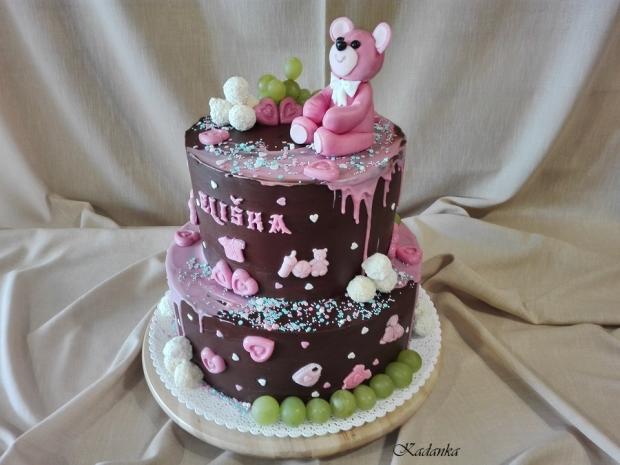 Drip tortička na krst..., torta, Drip torty, Kadanka, 1