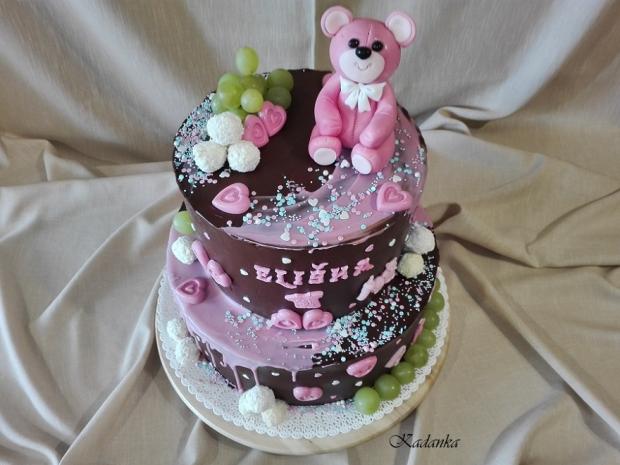 Drip tortička na krst..., torta, Drip torty, Kadanka, 2