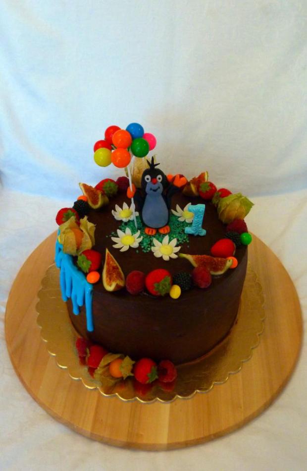 Čokoládová s krtkom, torta, Čokoládové torty, JarkaZ, 1