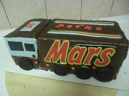 čokoládový kamion, torta, Torty autíčka, vláčiky, Ivka29, 1