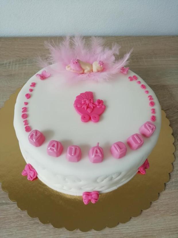 Krstinová , torta, Torty na krstiny, TinkyCake, 1