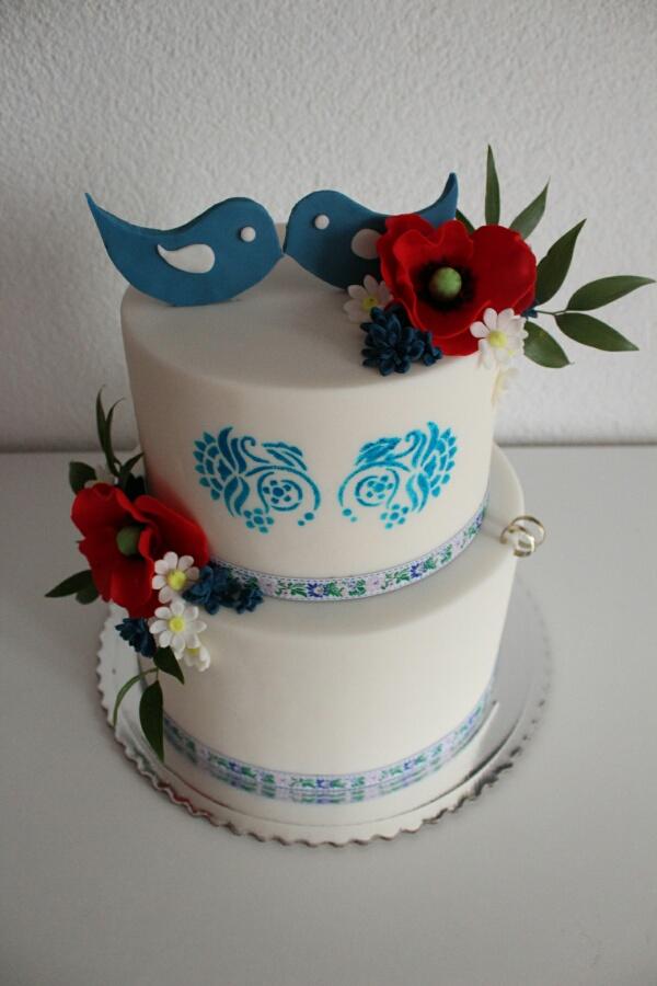 Svadobná ľudová, torta, Svadobné torty, Torty lilien, 1