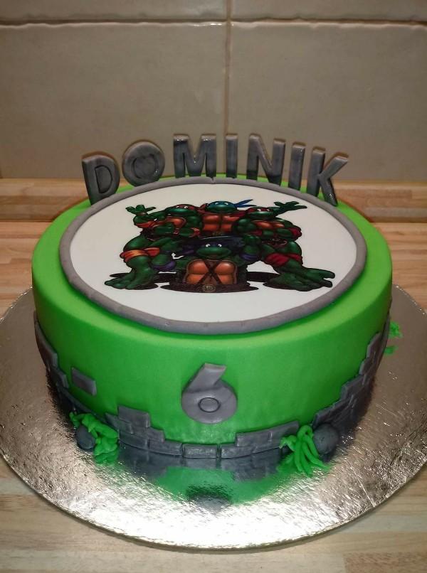 Ninja korytnačky, torta, Rozprávkové torty, Meggie24, 1