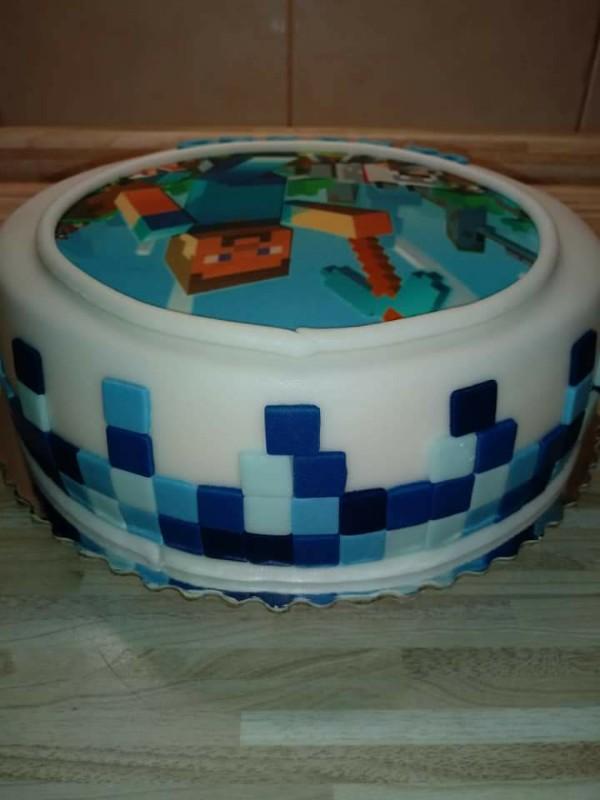 Minecraft, torta, Rozprávkové torty, Meggie24, 2