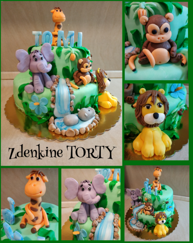 Sladké safari :), torta, Torty so zvieratkami, Zdenka Kapustkova, 1