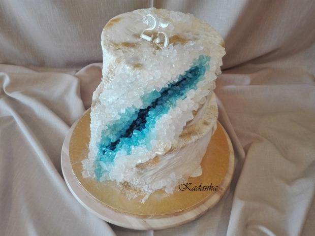Minerál aquamarin, torta, Narodeninové torty, Kadanka, 4