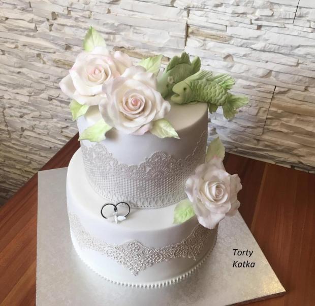 Svadobná pre rybára, torta, Svadobné torty, katarinalucanova, 4