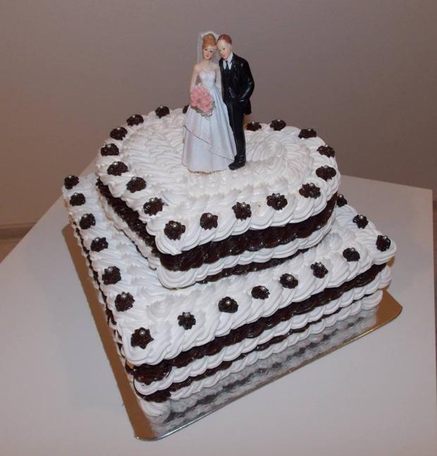 Penové torty, torta, Svadobné torty, Marcel, 1