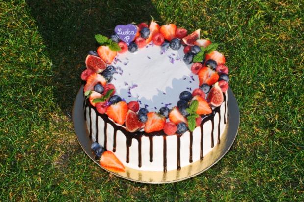 Ovocná pre Lucku, torta, Drip torty, zlasticova, 2