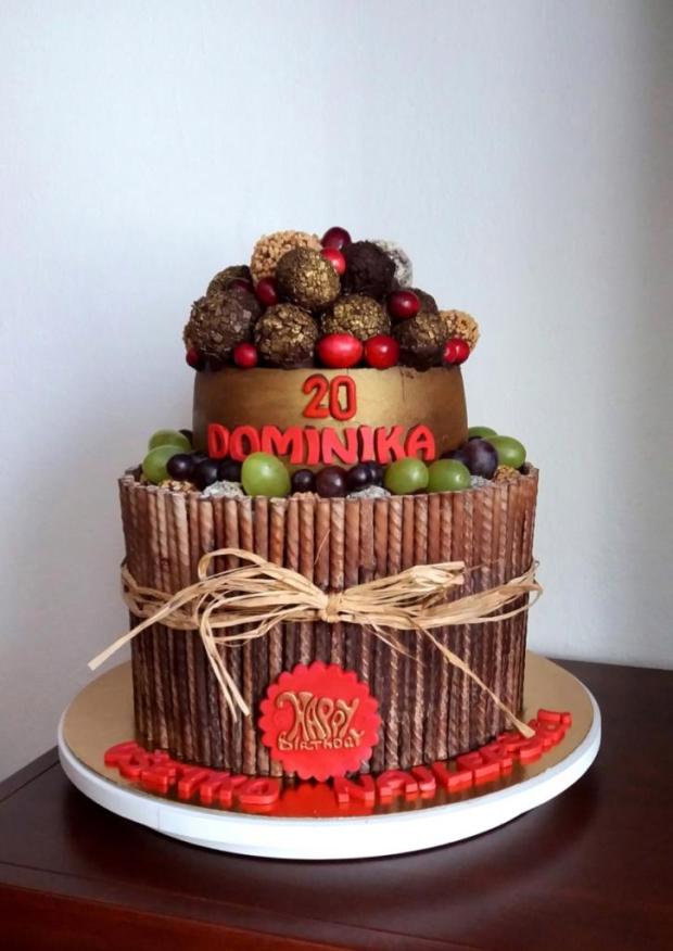Čokoládová s ovocím, torta, Čokoládové torty, adelka22, 1