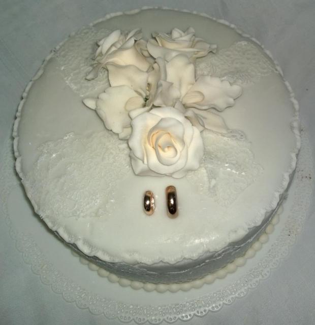 Svadobná čipková..., torta, Svadobné torty, Mariolka, 2