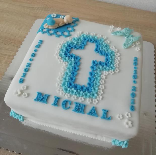 Krstinová , torta, Torty na krstiny, TinkyCake, 1