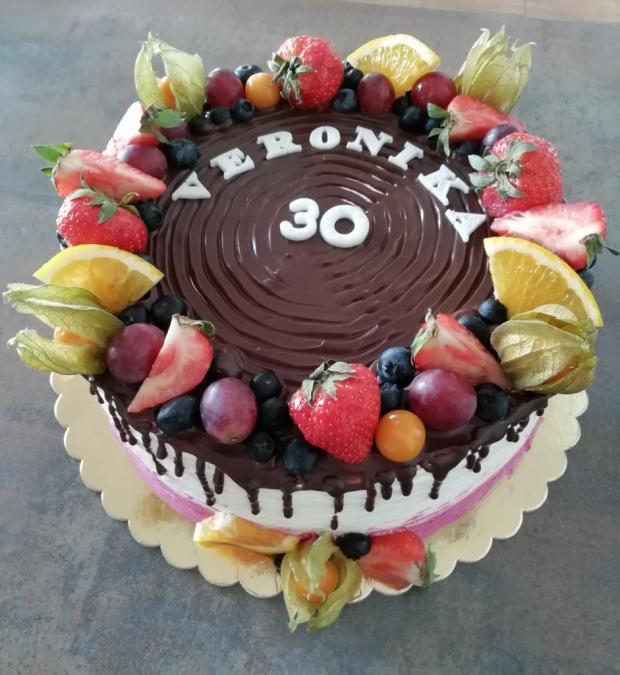 Narodeninová s ovocím , torta, Narodeninové torty, TinkyCake, 1
