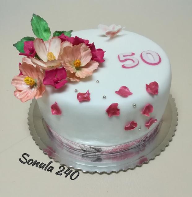 K 50 tke  pre ženu , torta, Narodeninové torty, sonula240, 1