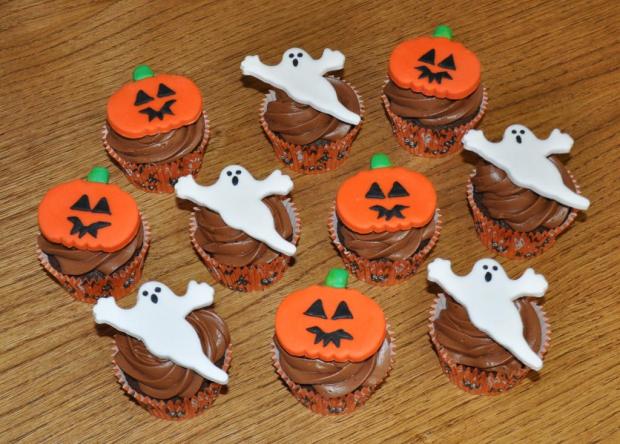 Halloween cupcake, torta, Zákusky, MYŠKA B., 1