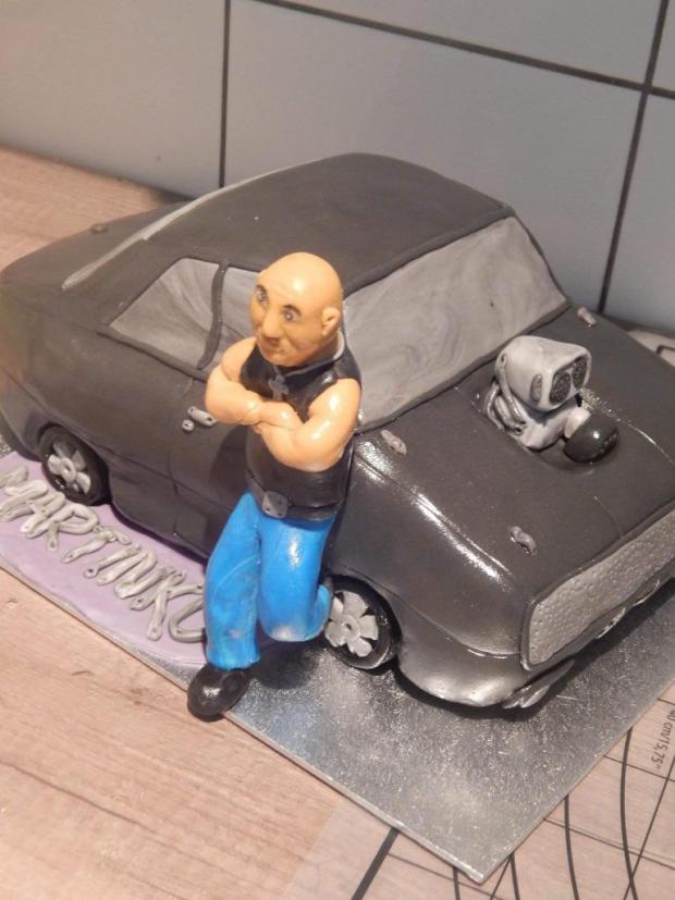 Autíčko, torta, Torty autíčka, vláčiky, martusska1, 1