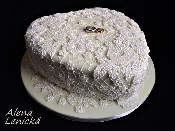 Svadobná, torta, Svadobné torty, Alena Lenicka, 1