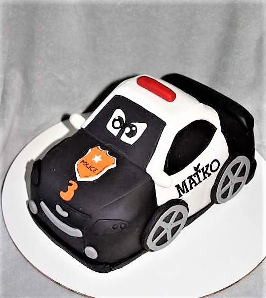 Rozprávkové autíčko, torta, Torty autíčka, vláčiky, stanula, 1