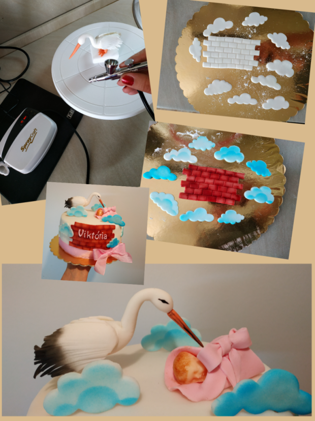 Bocian, torta, Torty pre dievčatá, Zdenka Kapustkova, 2