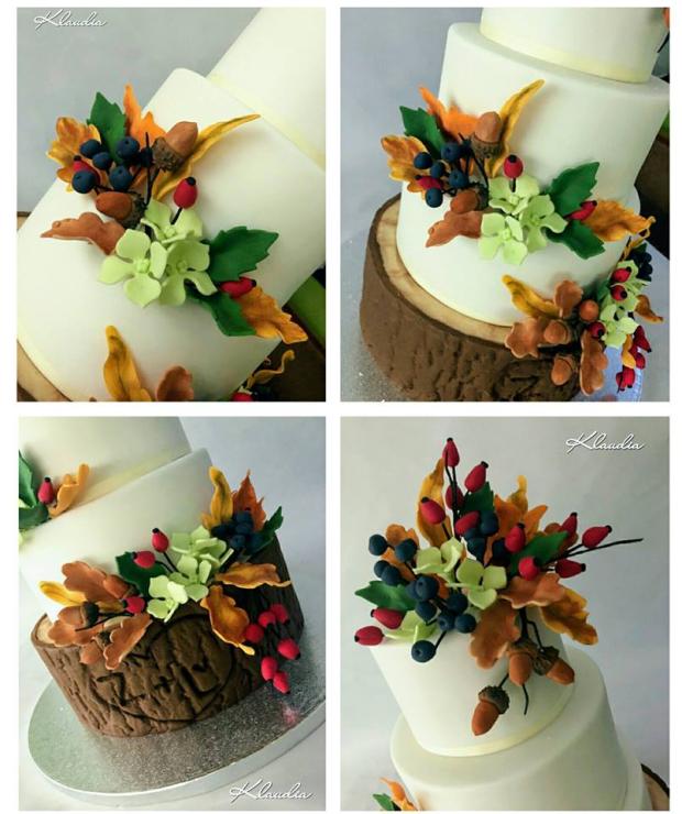jesenná svadobná, torta, Svadobné torty, TORTY Klaudia, 2
