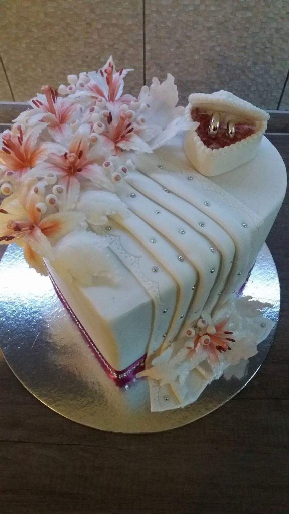 Svadobné srdce, torta, Svadobné torty, martusska1, 2