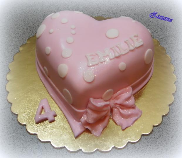 srdiečko , torta, Torty pre dievčatá, zana, 1