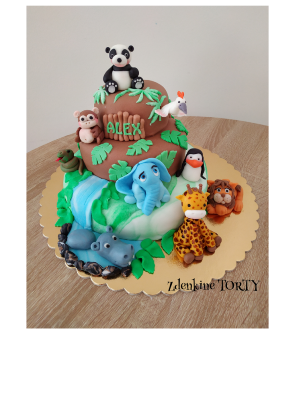 Zoo :), torta, Torty so zvieratkami, Zdenka Kapustkova, 1