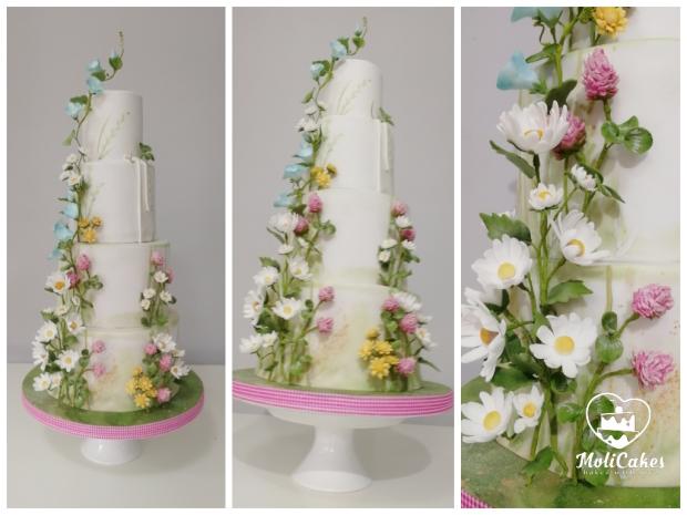 lúčna..., torta, Svadobné torty, MOLI Cakes, 1