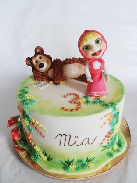 Máša a medveď, torta, Rozprávkové torty, veroc, 1