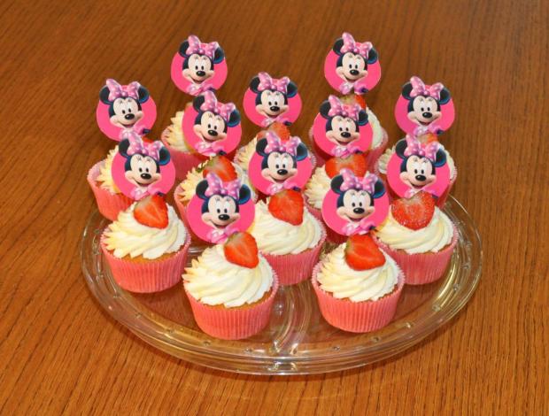 Minnie cupcake, torta, Zákusky, MYŠKA B., 1